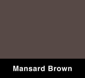 Mansard Brown metal panel swatch