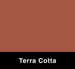 Terra Cotta metal panel swatch