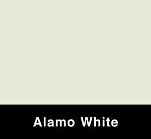 Alamo White metal panel swatch
