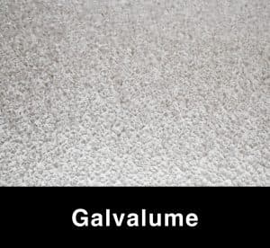 Galvalume metal panel swatch