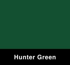 Hunter Green metal panel swatch