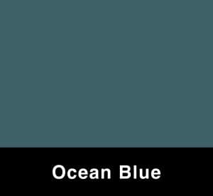 Ocean Blue metal panel swatch