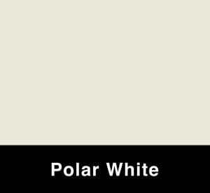 Polar White metal panel swatch