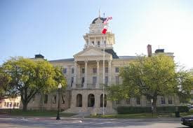 1885 Bell County Courthouse in downtown Belton, Texas