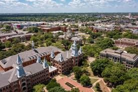 Baylor University campus in Waco, Texas