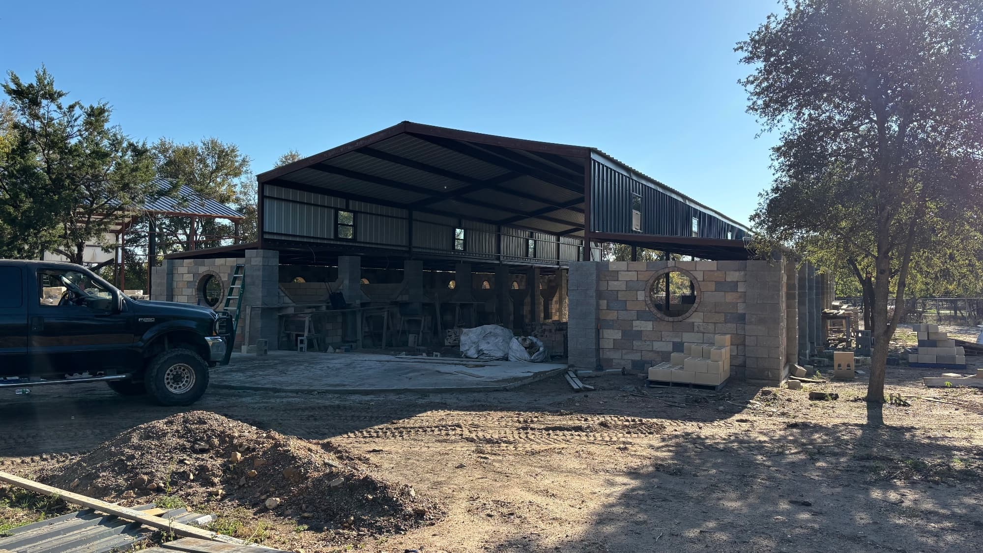 Horse Stalls and a 50 X 50 Equipment Warehouse!